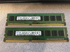 Lot of 8 GB (4 GB x 2 sticks) Samsung PC3-12800U DDR3 Desktop RAM Memory picture