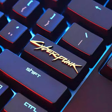 Cyberpunk 2077 Enter Key Mechanical Keyboard Zinc-Aluminum Alloy Keycaps picture