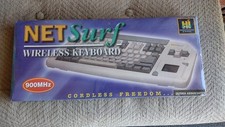 Ultima Associates Net Surf Wireless Keyboard W/Touchpad VINTAGE New  picture