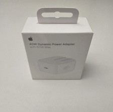 Apple 40W Dynamic Power Adapter 60W Max for iPhone/iPad/AirPods/MacBooks, Sealed picture