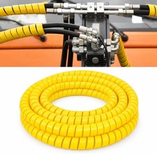 25Ft Hydraulic Hose Protector 1/2 Inch Spiral Hose Wrap Cover picture