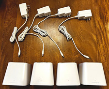 MeshForce M3 Mesh WiFi System 4-Pack Dual Band 1200 Mbps White w/ Adapters picture