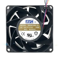 AVC 2B08038B12L 8038 DC12V 0.70A 8CM 4-Wire PWM Violent Cooling Fan picture