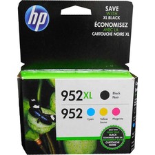 HP N9K28AN (952) Combo Black XL Tri Color Ink Cartridge OEM picture