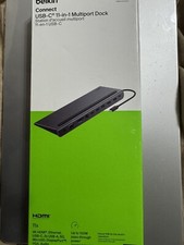 new Belkin 11-in-1 USB C Hub with 4K HDMI, DP, VGA, 100W PD Docking Station picture