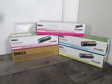 Dell P238C P239C P240C Cyan Yellow Magenta 5 Toner Ink Cartridges 1320 2130 2135 picture