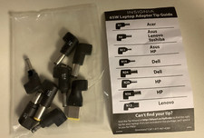Insignia Laptop Adapter Replacement Tip Set - Acer Toshiba Dell HP Lenovo ASUS picture