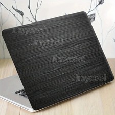 2Pcs Black Textured Laptop Skin Scratch Resistant Easy Apply Remove Universal picture