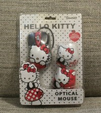 2008 Sakar Hello Kitty Sanrio Optical Mouse 3 changing faceplates Rare picture