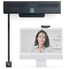iContact Camera Pro 4K HD Webcam Charging 2026 Charging, Black + White picture