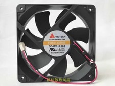 Y.S.TECH 12025 FD481225HB DC48V 0.17A 120*25MM 2-pin silent cooling fan picture
