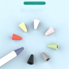 8 Color Pack Silicone  iPad Pencil (1st & 2nd) Nibs TIP Cover Cap Protector picture