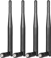 4x Dual Band WiFi Antenna 2.4GHz 5GHz 3dBi RP-SMA for Video Surveillance Monitor picture