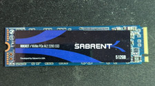 Sabrent 512GB Rocket NVMe PCIe M.2 2280 Internal SSD (SB-ROCKET-512) USED picture