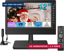 Feihe 12 Inch Small TV, Portable TV with HD Display, Antenna,HDMI,AV,USB Ports, picture