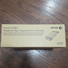 Genuine Xerox 106R01393 Phaser 6280 Magenta High Capacity Toner Cartridge - NEW picture