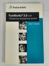 Vtg 1995 Packard Bell FaxWorks 3.0 With Telephone Answering System User's Guide picture