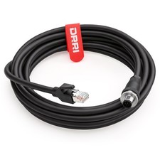 M12 ACode 8 Pin Male To RJ45 Ethernet Cat6 Cable Cognex Camera 3M picture