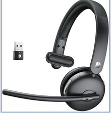 Wireless Headset with Mic for Work - Bluetooth 5.3 Headset with AI Noise-Canc... picture