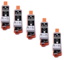 5PK Black Ink Cartridges for PGI-35BK Canon Pixma iP100 iP110 TR150 Printer picture