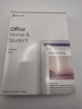 Microsoft Office Home & Student 2019 - 1 PC/Mac Product Key Card - NEW SEALED picture