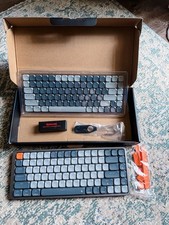 Redragon K652 Azure 75% Wireless RGB Low Profile Mechanical Keyboard Gray picture