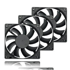 80mm Slim Quiet Computer Fan 12v 80mm X80mm X15mm Silent Pc Fan 4pin Pwm For Com picture
