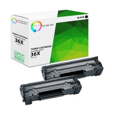 TCT 2 Black CB436X 36X High Yield Toner Cartridges For HP LaserJet P1505 M1522 picture