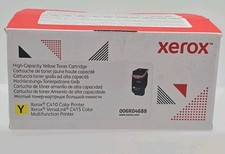 Genuine Xerox Toner Cartridge 006R04688 Yellow High Capacity C410/C415 New picture