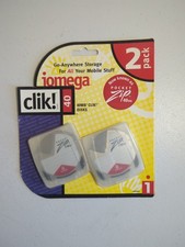 2 Pcs Vintage Iomega Clik 40mb Discs Rare In Original Sealed Package picture