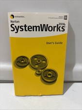 Vtg 2004 Norton Systemworks Users Guide NO Disc NO Software Book ONLY picture