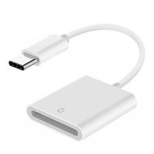 NFHK USB 2.0 Type C USB-C to Standard SD SDXC SDHC Card Reader Adapter... picture