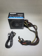 PowerSpec 500W Power Supply Fixed Cable Non-Modular ATX PS500WF - Working Read picture