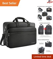 Expandable 18-Inch Gaming Laptop Briefcase - Water-Resistant Travel Companion picture