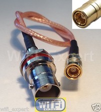 BNC Female to SMB M/F STRAIGHT ANGLED RF pigtail Cable COAX RG316 4-20inch USA picture