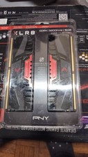 PNY XLR8 DDR4 16GB (2x8GB) 3200MHz DIMM Desktop RAM Kit Black/Red picture