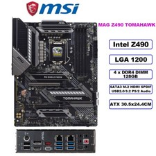 MSI MAG Z490 TOMAHAWKMotherboard ATXIntelZ490 LGA1200DDR4 128GB SATA3 M.2 DP picture