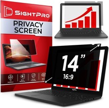 14 Inch 16:9 Laptop Privacy Screen Filter - Anti-Glare Protector and Privacy Shi picture