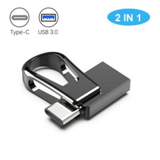 USB 3.0 64GB  Waterproof  Mini  2 In 1 Dual OTG Type C Flash Drive For Phone PC picture