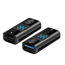 2 PCS 10Gbps USB C To USB A Adapter Digital Display Type C To A Converter Set picture