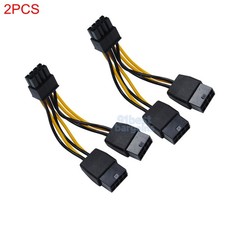 2pcs NVIDIA dual 8 to 8 Graphics GPU Power Cable Tesla K80 M40 M60 P40 P100 V100 picture