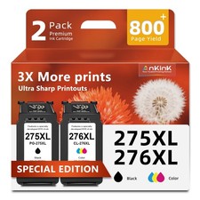 Ankink 275XL 276XL Combo Pack Ink Replacement for Cannon 275 and 276 Ink cart... picture