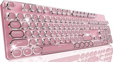 SEUNKWANG EWEADN Typewriter Style Mechanical Keyboard PC-Pink NEW picture