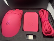 MCHOSE K7 Ultra Tri-Mode Wireless Gaming Mouse Pink New Open Box picture