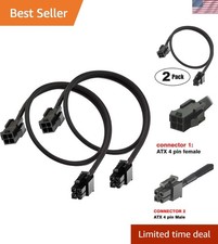 ATX CPU 4 Pin Female to Male Motherboard Extension Cable 12V for Power Supply... picture