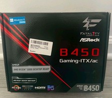 ASRock Fatal1ty B450 Gaming-ITX/ac AM4 B450 Mini-ITX WiFi DDR4 Ryzen 5000 NEW picture
