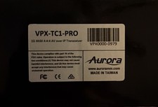 Aurora Multimedia VPX-TC1-PRO 1G 4K60 4:4:4 AV over IP Transceiver picture