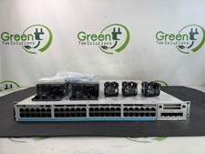 Cisco C9300-48UXM-A 48-Port UPOE mGig Switch C9300-NM-4-1G Dual 1100W PSU picture