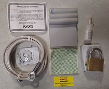 PC Guardian UT-36 Universal Anti-Theft Kit 6' Security Cable, Padlock with Zyton picture