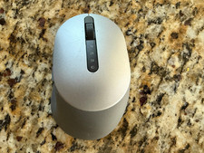 Dell Wireless Silver Mouse MS5320Wc Bluetooth + Battery -  NO DONGLE picture